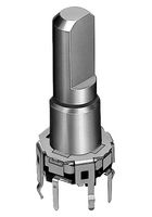 ALPS ALPINE EC09E1524404 Rotary Encoder, Mechanical, Incremental, 15 PPR, 30 Detents, Vertical, With Push Switch