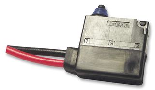 OMRON ELECTRONIC COMPONENTS D2HW-BR202ML Microswitch, Subminiature, Pin Plunger, SPST-NC, Wire Leaded, 2 A, 12 VDC