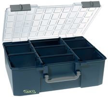 RAACO 136341 Storage Box, CarryLite, 8 Dividers, Grey, 147mm x 413mm x 330mm