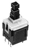 PANASONIC ESB30B102 Pushbutton Switch, ESB30 Series, DPDT, Plunger, Grey