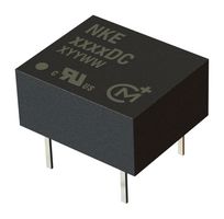 MURATA POWER SOLUTIONS NKE0505DC Isolated Through Hole DC/DC Converter, Miniature, ITE, DIP, 1:1, 1 W, 1 Output, 5 V