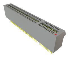 SAMTEC PCIE-098-02-F-D-EMS2 Card Edge Connector, PCIe, Dual Side, 1.57 mm, 98 Contacts, Edge Mount, Straight