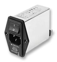 TE CONNECTIVITY - SCHAFFNER FN1394-10-05-11 Filtered IEC Power Entry Module, IEC C14, General Purpose, 10 A, 250 VAC, 2-Pole Switch