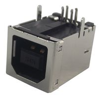 MOLEX 67068-8011 USB Connector, USB Type B, USB 2.0, Receptacle, 4 Ways, Through Hole Mount, Right Angle