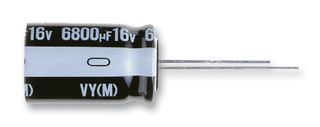 NICHICON UVY1C222MPD1TD Electrolytic Capacitor, 2200 µF, 16 V, ± 20%, Radial Leaded, 1000 hours @ 105°C, Polar