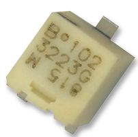 BOURNS 3223W-1-102E Trimmer, Multi Turn, Cermet, Top Adjust, 1 kohm, Surface Mount, 11 Turns