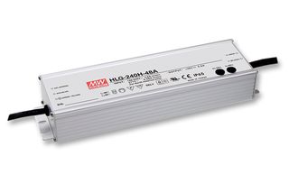 MEAN WELL HLG-240H-24 LED Driver, ITE, 240 W, 24 VDC, 10 A, Constant Current, 90 V