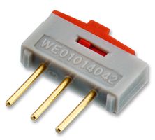 WURTH ELEKTRONIK 450301014042 Slide Switch, SPDT, On-On, Through Hole, WS-SLTV Series, 500 mA