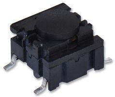 MULTIMEC 5GSH9351SS09-08.0 Tactile Switch, 5G Series, Top Actuated, Surface Mount, Plunger for Cap, 350 gf, 50mA at 24VDC