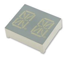 KINGBRIGHT PDA54-11EWA Alphanumeric LED Display, Red, 20 mA, 4.7 mcd, 2, 13.8 mm, 2 V