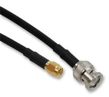 AMPHENOL RF 245101-04-36.00 RF / Coaxial Cable Assembly, 36 ", 914.4 mm, RG58/U, BNC Straight Plug, SMA Plug, 50ohm, 50 ohm