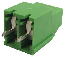 CAMDENBOSS CTB0708/2 Standard Terminal Block, Wire to Board, CTB0708, 2 Contacts, 5.08 mm, Terminal Block, PCB