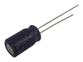 PANASONIC ECEA1CN470U Electrolytic Capacitor, 47 µF, 16 V, ± 20%, Radial Leaded, 2000 hours @ 85°C