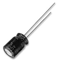 PANASONIC ECEA1EN222U Electrolytic Capacitor, 2200 µF, 25 V, ± 20%, Radial Leaded, 2000 hours @ 85°C