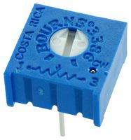 BOURNS 3386P-1-471LF Trimmer, Single Turn, Cermet, Top Adjust, 470 ohm, Through Hole, 1 Turns
