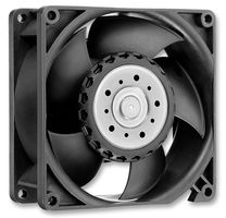 EBM-PAPST AC3200JH AC Axial Fan, 115V / 230V, Square, 92 mm, 38 mm, Ball Bearing, 86 CFM