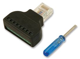 CLEVER LITTLE BOX CLB-JL45 Connector Adapter, RJ45, 8 Ways, Plug, Terminal Block