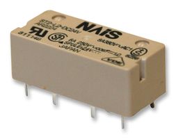 PANASONIC ST1-DC12V-F General Purpose Relay, ST Series, Power, Non Latching, SPST-NO, SPST-NC, 12 VDC
