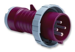 AMPHENOL SINE/TUCHEL 316P6W Pin & Sleeve Connector, 16 A, 415 V, Cable Mount, Plug, 3P+E, Red
