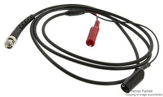 POMONA 4531-C-60 Test Lead, BNC Plug to Crocodile Clip, Black, 1.524 m