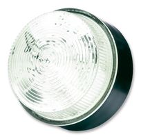 MOFLASH SIGNALLING LED80-04-01 Visual Signal Indicator, LED, Amber, Flashing, Steady, 230VAC, IP67, 76mm Dia., 50mm Height