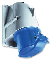 AMPHENOL SINE/TUCHEL 2CMA193108R1000 Pin & Sleeve Connector, 16 A, 250 V, Cable Mount, Socket, 3P+E, Blue