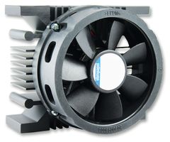 EBM-PAPST PG1W-12-60-L3BN Fan / Force Cooled Heat Sink, 0.94 °C/W, 60.25 mm, 70 mm, 84 mm, 7 dBA