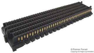 SAMTEC ASP-134488-01 Mezzanine Connector, Vita 57 XMC, Array, Male, 1.27 mm, 10 Rows, 400 Contacts, Surface Mount