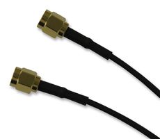 AMPHENOL RF 135101-02-M1.00 RF / Coaxial Cable Assembly, 3 ft, 1 m, RG174/U, SMA Straight Plug, SMA Straight Plug, 50 ohm