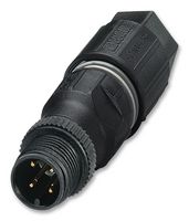 PHOENIX CONTACT 1641769 Sensor Connector, M12, Male, 4 Positions, IDC / IDT Pin, Straight Cable Mount