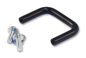 HAMMOND 1427B2BK-1 Handle, Chassis, Black, 32 mm, Steel, 6-32, Chassis Handles 1427