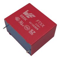 WURTH ELEKTRONIK 890334023025CS Safety Capacitor, Metallized PP, Radial Box - 2 Pin, 0.15 µF, ± 10%, X2, Through Hole