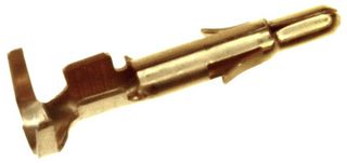 TE CONNECTIVITY - AMP 350547-2 Rectangular Power Contact, Universal MATE-N-LOK, Gold Plated Contacts, Brass, Pin, Crimp, 20 AWG