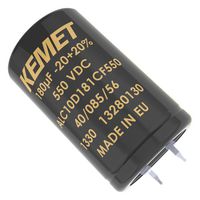 Kemet ALC10C103EC063 Capacitor, 10000Îf, 63V, Alu Elec, Snap In , Element14