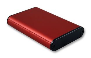 HAMMOND 1455B1002RD. Metal Enclosure, 1455 Series, Extruded With Plastic End Panels, Small, Extruded Aluminium, 19 mm