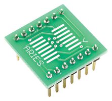 ARIES LCQT-SOIC14W IC Adapter, 14-SOICW to 14-DIP, 2.54mm Pitch Spacing, 15.24mm Row Pitch