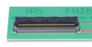 HIROSE / HRS FH28D-64S-0.5SH(98) FFC / FPC Board Connector, 0.5 mm, 64 Contacts, Receptacle, FH28, Surface Mount, Bottom