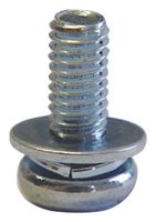 ETTINGER 081.55.246 Machine Screw, M2.5, 10 mm, Steel 8.8, Zinc, Pan Head Torx