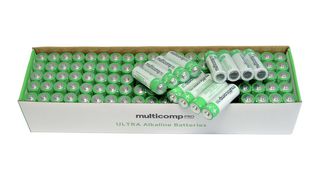 MULTICOMP PRO MP-PSG91111 Battery, 1.5 V, AA, Alkaline, 2.6 Ah, Raised Positive and Flat Negative, 100