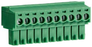 CAMDENBOSS CTBP92HD/10 Pluggable Terminal Block, 3.5 mm, 10 Ways, 28 AWG, 16 AWG, 1 mm², Clamp