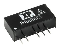 XP POWER IH2424S Isolated Through Hole DC/DC Converter, 1kV Isolation, ITE, SIP, 1:1, 2 W, 2 Output, 24 V