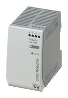 PHOENIX CONTACT 2902997 AC/DC DIN Rail Power Supply (PSU), ITE, 1 Output, 100 W, 12 VDC, 8.3 A