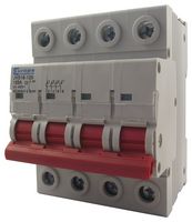 EUROPA ISO125-4 Switch Disconnector, 4 Pole, 230 V, 125 A, IP20, DIN Rail Mount