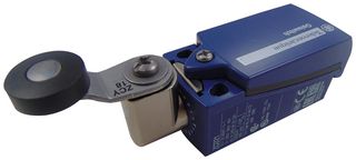 TELEMECANIQUE SENSORS XCKD2118P16 Limit Switch, Roller Lever, SPST-NO, SPST-NC, 10 A, 240 V, 0.1 N-m, OsiSense XC Series