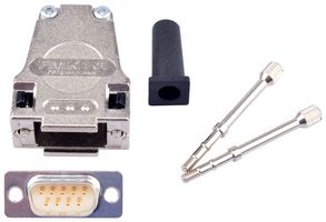 MOLEX / FCT 173114-0097 D Sub Connector, DB9, Standard, Plug, 9 Contacts, DE, Solder Cup