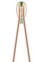 TDK B57541G1103F000 Thermistor, NTC, 10 kohm, B57541G1 Series, 3492 K, Wire Leaded
