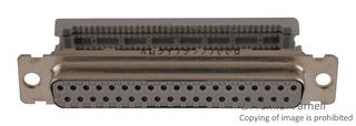 3M 8337-6000 D Sub Connector, DB37, Standard, Receptacle, 8300, 37 Contacts, DC, IDC / IDT