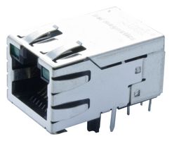BEL MAGNETIC SOLUTIONS SI-50170-F Modular Connector, RJ45 Jack, 1 x 1 (Port), 8P8C, Cat5, Through Hole Mount