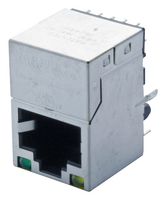 BEL MAGNETIC SOLUTIONS V890-1AX1-A1 Modular Connector, RJ45 Jack, 1 x 1 (Port), 8P8C, Cat5e, Through Hole Mount