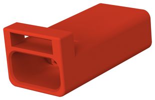 TE CONNECTIVITY 3-2834075-2 Connector Housing, Miniature, IP67, Red, SlimSeal, Receptacle, 2 Ways, 2.5 mm